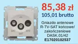 AT Gniazdo antenowe R-TV-SAT końcowe/zakończeniowe oferta