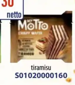 AT MoTto Crispy Wafers tiramisu oferta