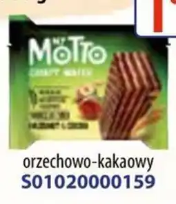 AT My Motto Ciastka Wafle Orzechowo-Kakaowy oferta