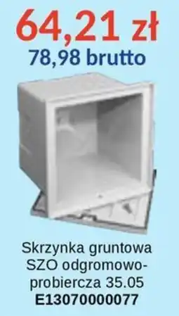 AT Skrzynka gruntaowa SZO odgromowo-probiercza 35.05 oferta