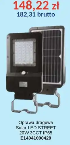 AT Oprawa drogowa Solar LED STREET oferta