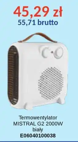 AT Termowentylator mistral g2 2000w biały oferta