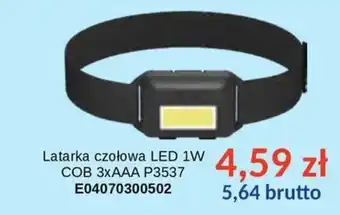 Latarka czolowa LED