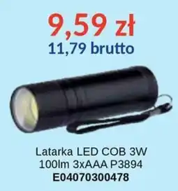 AT Latarka LED COB 3W oferta
