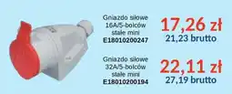 AT Gniazdo siłowe 16A/5-bolców stałe mini oferta
