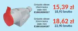 AT Gniazdo siłowe 16A/4-bolce stałe mini oferta