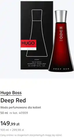Rossmann Hugo Boss Deep Red Woda perfumowana dla kobiet oferta