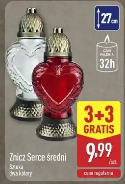 ALDI Znicz Serce średni oferta