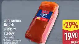 ALDI Wędliniarnia Boczek wędzony surowy oferta