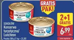 ALDI Sokołów Konserwa turystyczna/Luncheon oferta