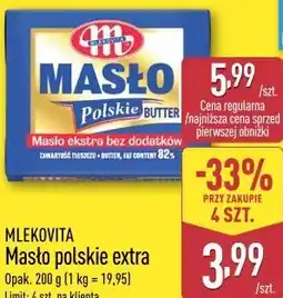 ALDI Mlekovita Masło polskie extra oferta