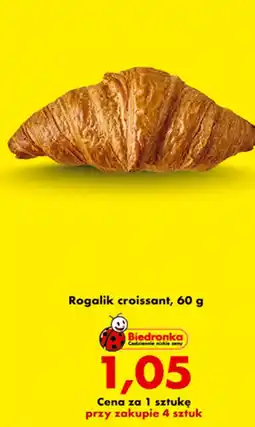 Biedronka Rogalik croissant 60 g Biedronka oferta
