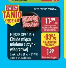 ALDI Chude mięso mielone z szynki wieprzowej Mięsne Specjały oferta