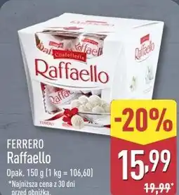 ALDI Raffaello Ferrero oferta
