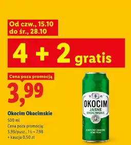Lidl Okocim Okocimskie oferta