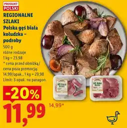 Lidl REGIONALNE SZLAKI Polska gęs biała kołudzka - podroby oferta