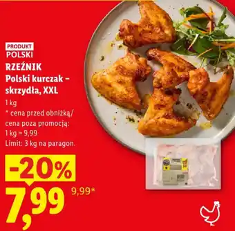 Lidl Rzeźnik Polski kurczak - skrzydła, XXL oferta