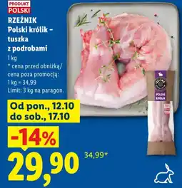 Lidl Rzeźnik Polski Królik oferta
