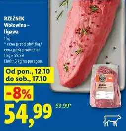 Lidl Rzeźnik Wołowina - Ligawa oferta