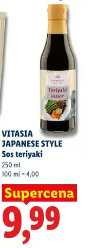 Lidl Sos teriyaki VITASIA oferta
