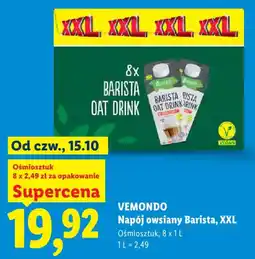 Lidl Napój owsiany Barista, XXL oferta