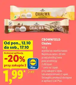 Lidl Crownfield Chalwa oferta