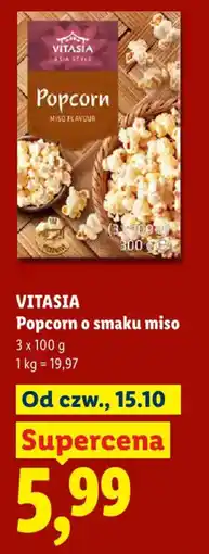 Lidl Popcorn o smaku miso oferta