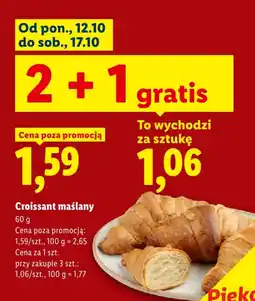 Lidl Croissant maślany oferta