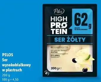 Lidl Pilos ser wysokobiałkowy w plastrach oferta