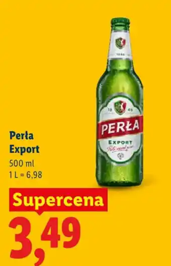 Lidl Perła Export oferta