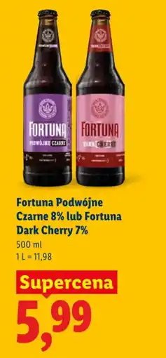 Lidl Fortuna Podwójne Czarne lub Fortuna Dark Cherry oferta