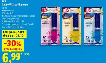 Lidl W5 Żel do WC z aplikatorem oferta