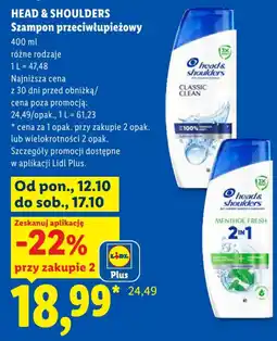 Lidl Szampon przeciwłupieżowy Head & Shoulders oferta