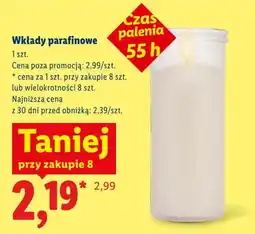 Lidl Wkłady parafinowe oferta