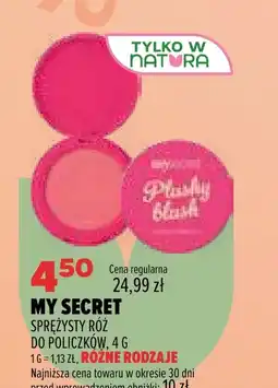 Drogerie Natura Róż do policzków My secret oferta