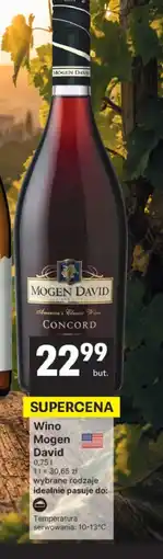 Delikatesy Centrum Wino Mogen David oferta