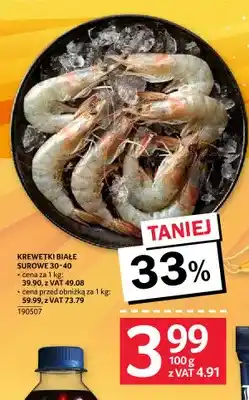 Selgros Krewetki białe surowe 30-40 oferta