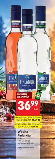 Delikatesy Centrum Wódka Finlandia oferta