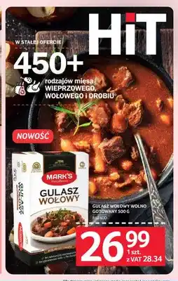 Selgros Gulasz wołowy wolno gotowany 500 g Mark's oferta
