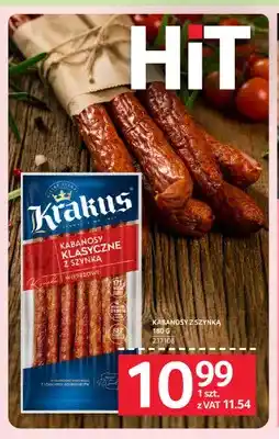 Selgros Kabanosy z szynką Krakus oferta
