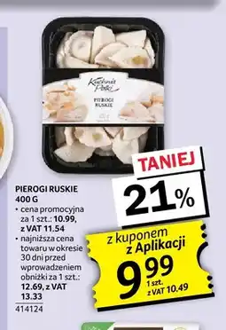 Selgros Pierogi ruskie Kuchnia Polki oferta