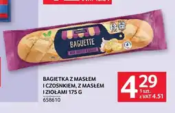 Selgros Bagietka z masłem i czosnkiem oferta