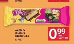 Selgros Wafelek Minions caramel popcorn Zozole oferta