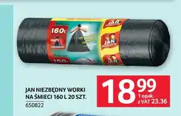 Selgros Worki na śmieci 160 l Jan Niezbędny oferta