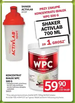 Selgros Koncentrat białek WPC orzechowy karmel Activlab oferta