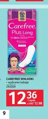 Selgros Wkładki higieniczne Carefree oferta