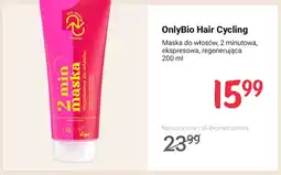 Rossmann Maska do włosów 2 minutowa ekspresowa regenerująca OnlyBio Hair Cycling oferta