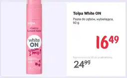 Rossmann Pasta do zębów wybielająca Tołpa White ON oferta