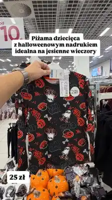 Pepco Piżama dziecięca Pepco z nadrukiem halloweenowym oferta