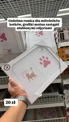 Pepco Ramka ozdobna na zdjęcia Woof! Meow! Cat lover oferta